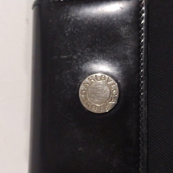 Bvlgari Black Leather Trifold Long Wallet, Snap Closure - Auth., Good Condition - Picture 5 of 16